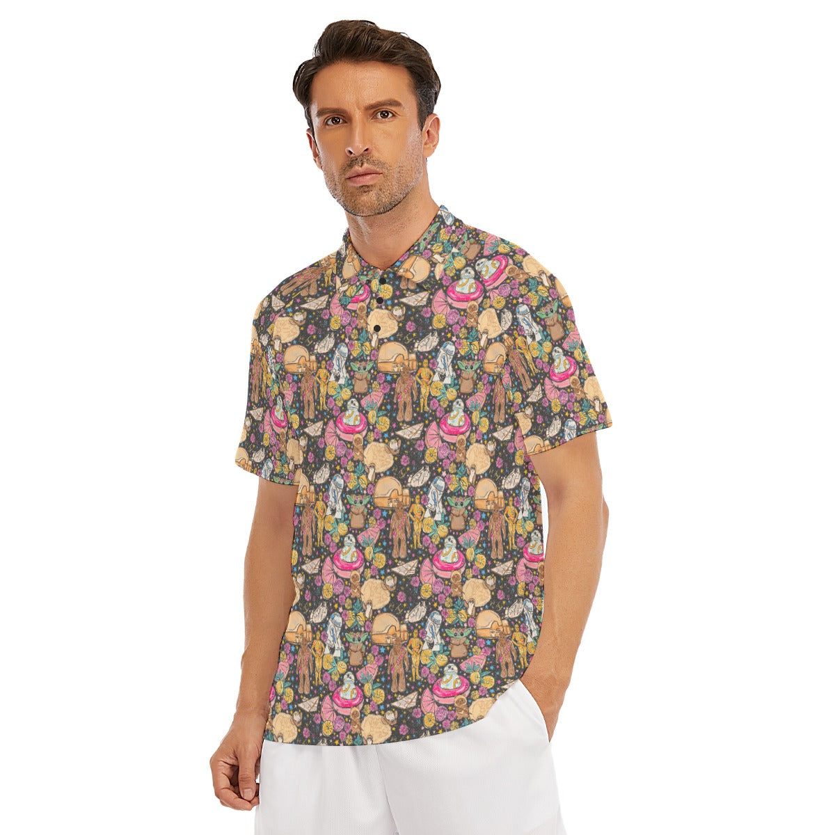 Tropical Space Squad - Men's Polo Shirt