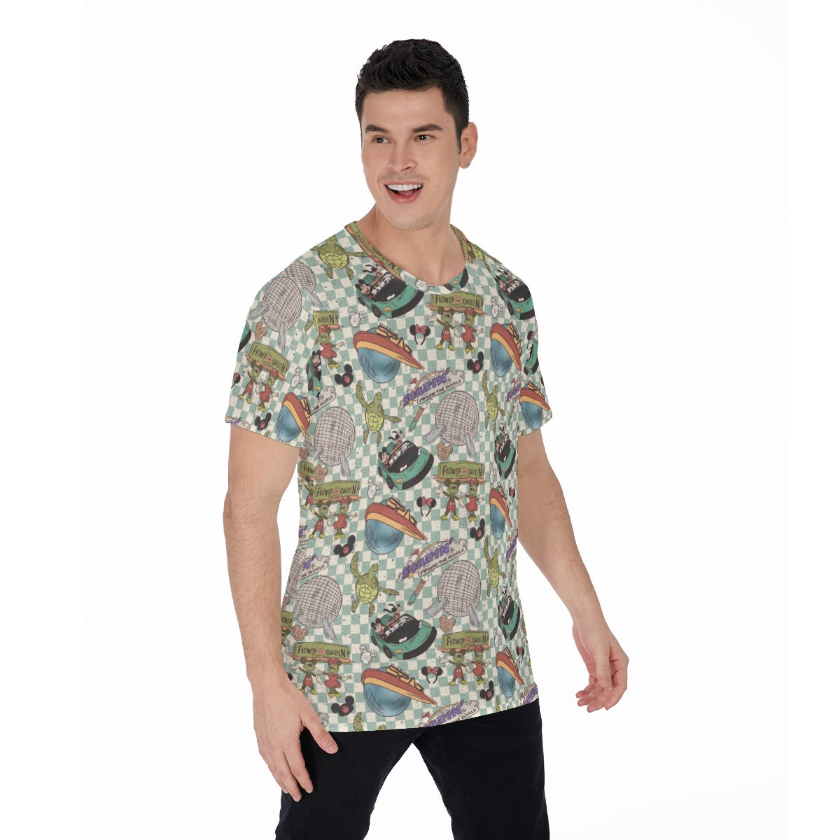 Hand Drawn EC - Men's Short Sleeve T-Shirt