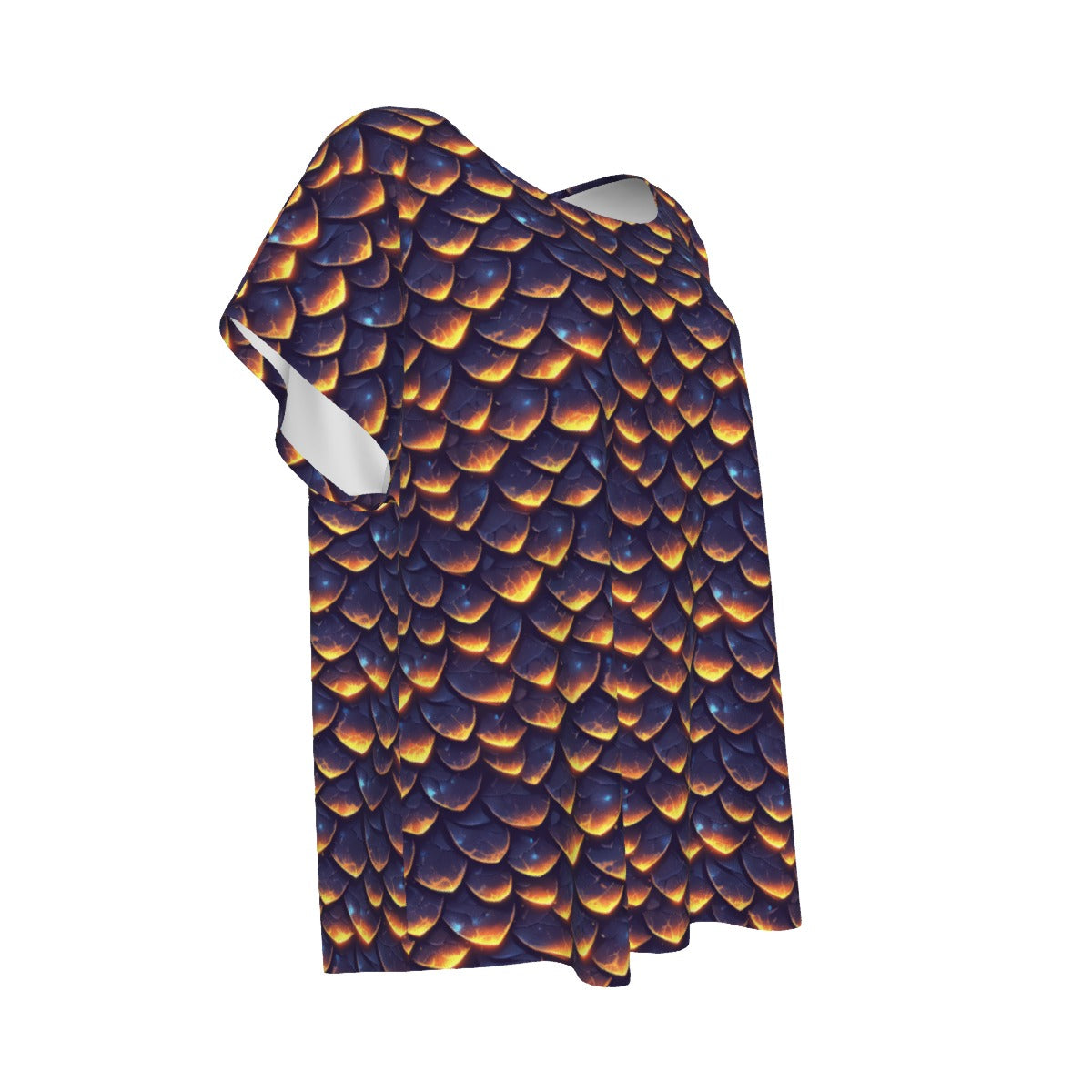 Animal Print - Dragon - Women’s Relaxed Fit Scoop Tee