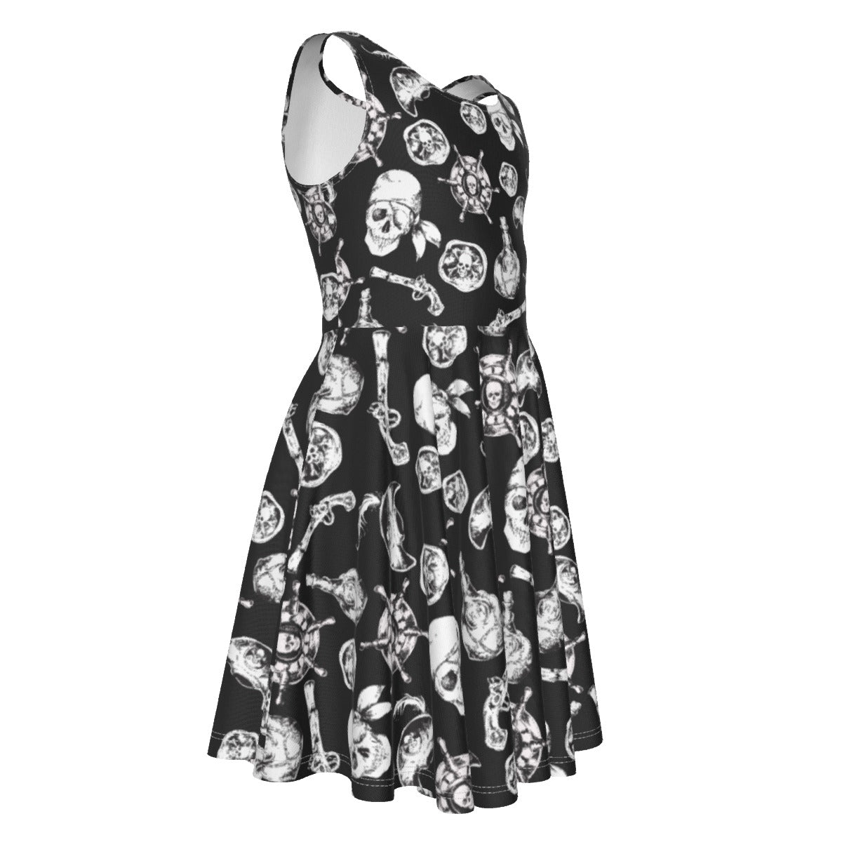 A Pirate Life - Kid's Sleeveless Skater Dress