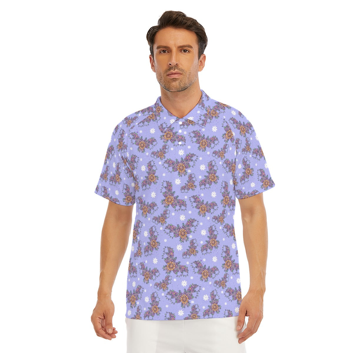 Blooming Bats - Men's Polo Shirt