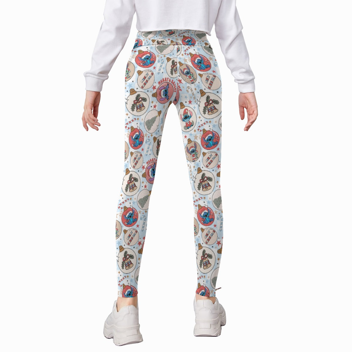 Festive Elf and Ornament Fun - Kid's Leggings