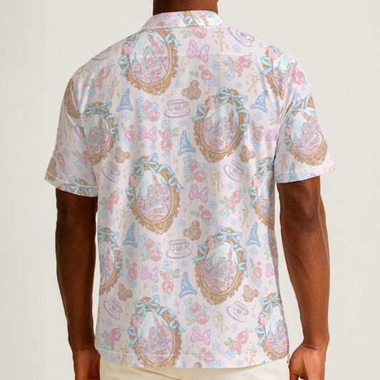 Coquette Park Daydream - Men’s Cotton-Rich Button Up Shirt