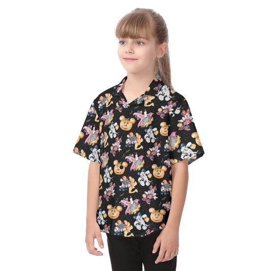 Mouse Friends Halloween Costumesumes - Kid's Hawaiian Button Up Shirt