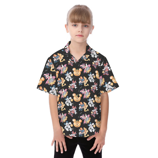 Mouse Friends Halloween Costumesumes - Kid's Hawaiian Button Up Shirt