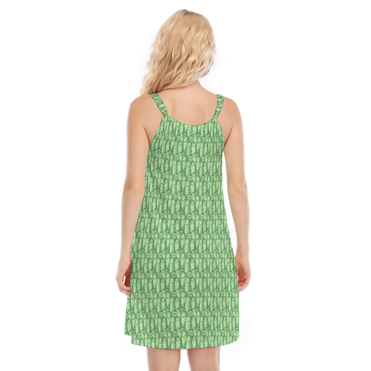 Kawaii Pickle Party - Women’s Adjustable Sundress