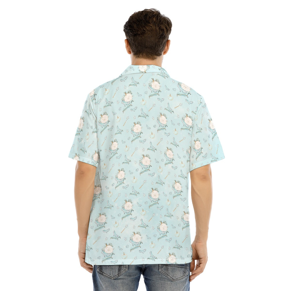 Enchanted Glass Slipper - Men's Hawaiian Button Up Shirt