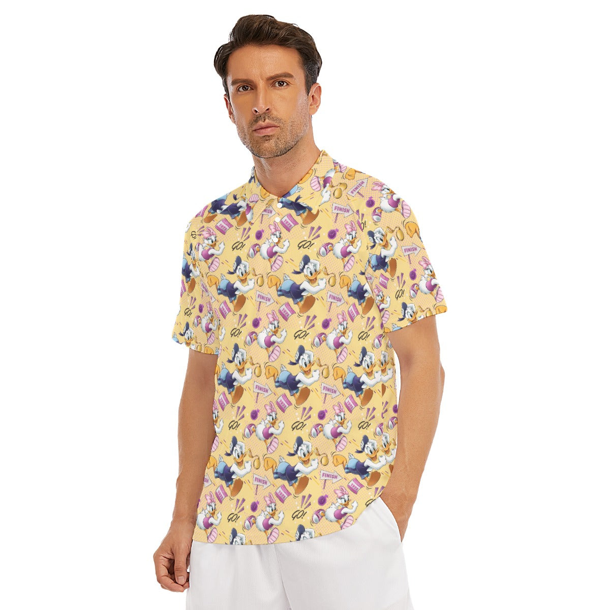 Feisty Marathon Match-Up - Men's Polo Shirt
