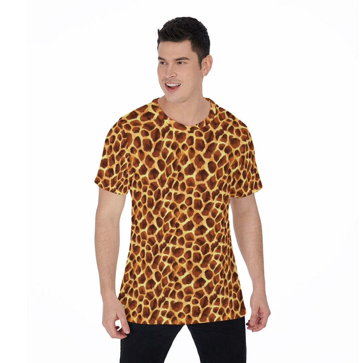 Animal Print - Giraffe - Men's Short Sleeve T-Shirt