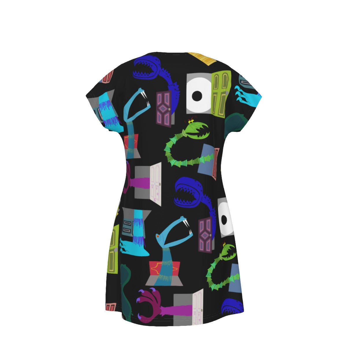 Monsters in Closets - Women's T-Shirt Dress
