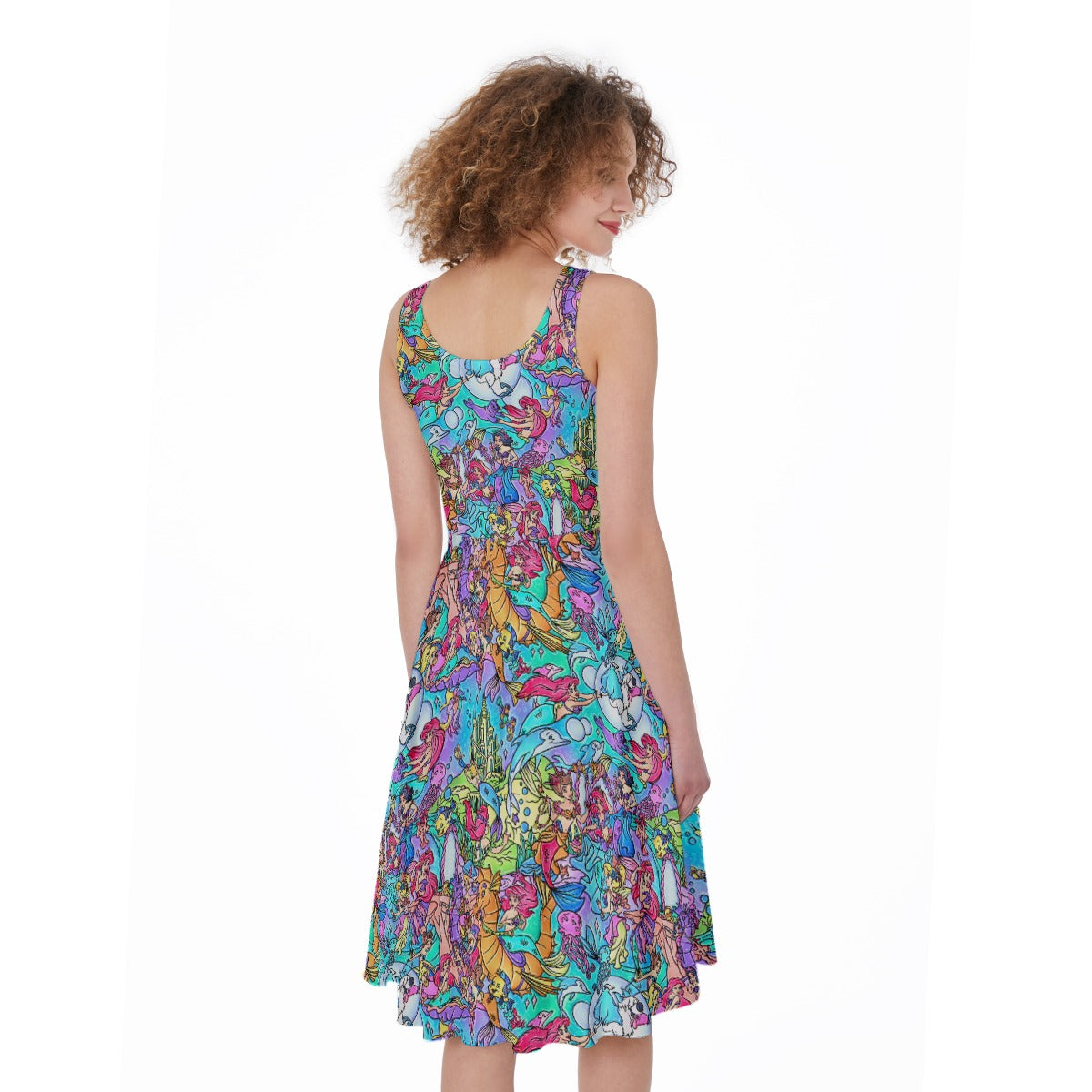 Under the Sea Storybook Scenes - Pocket Midi Skater Dress