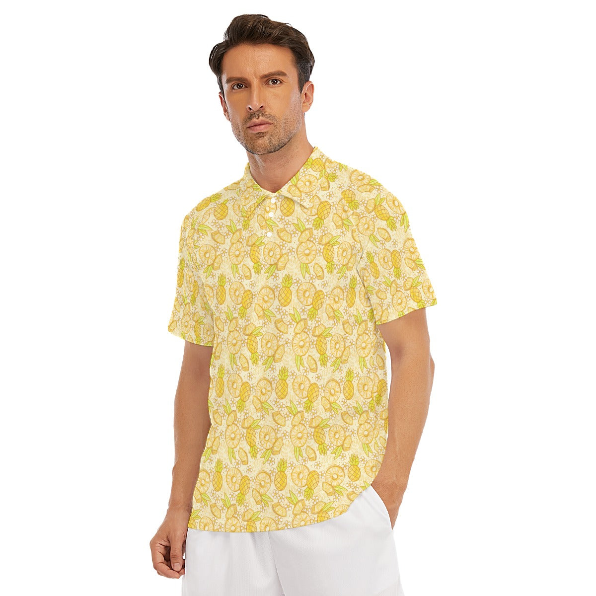 Summer Fruits - Pineapple - Men's Polo Shirt