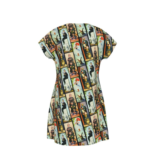 Stretch Room Portraits - Women's T-Shirt Dress
