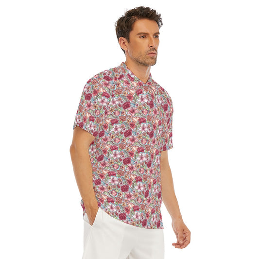 Fairytale Florals – Island Princess - Men's Polo Shirt