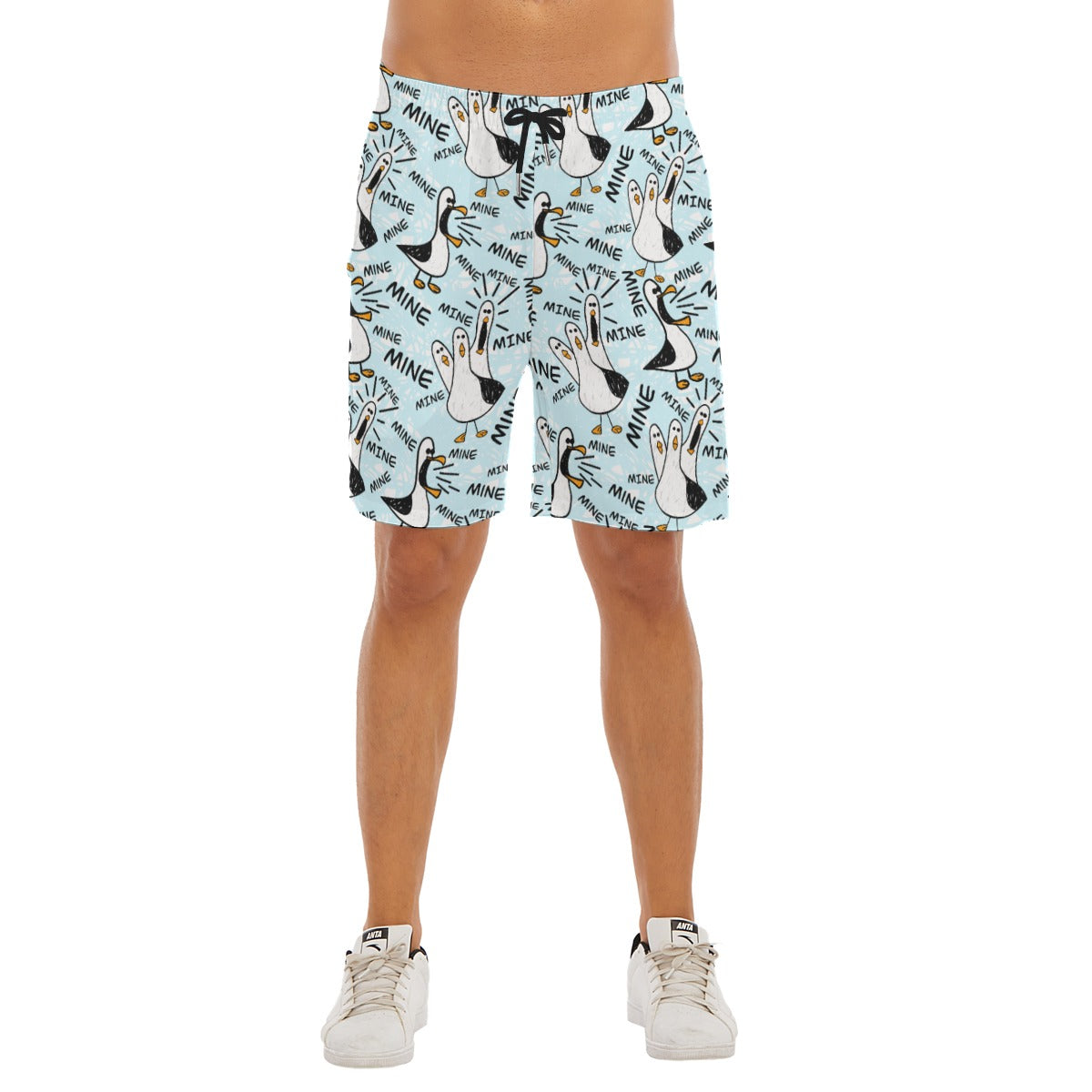 Mine Mine Mine Seagulls - Men’s Pocket Beach Shorts