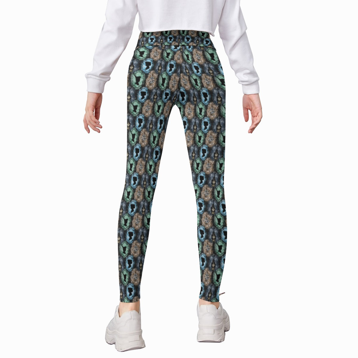 Starry Flight Silhouettes - Kid's Leggings