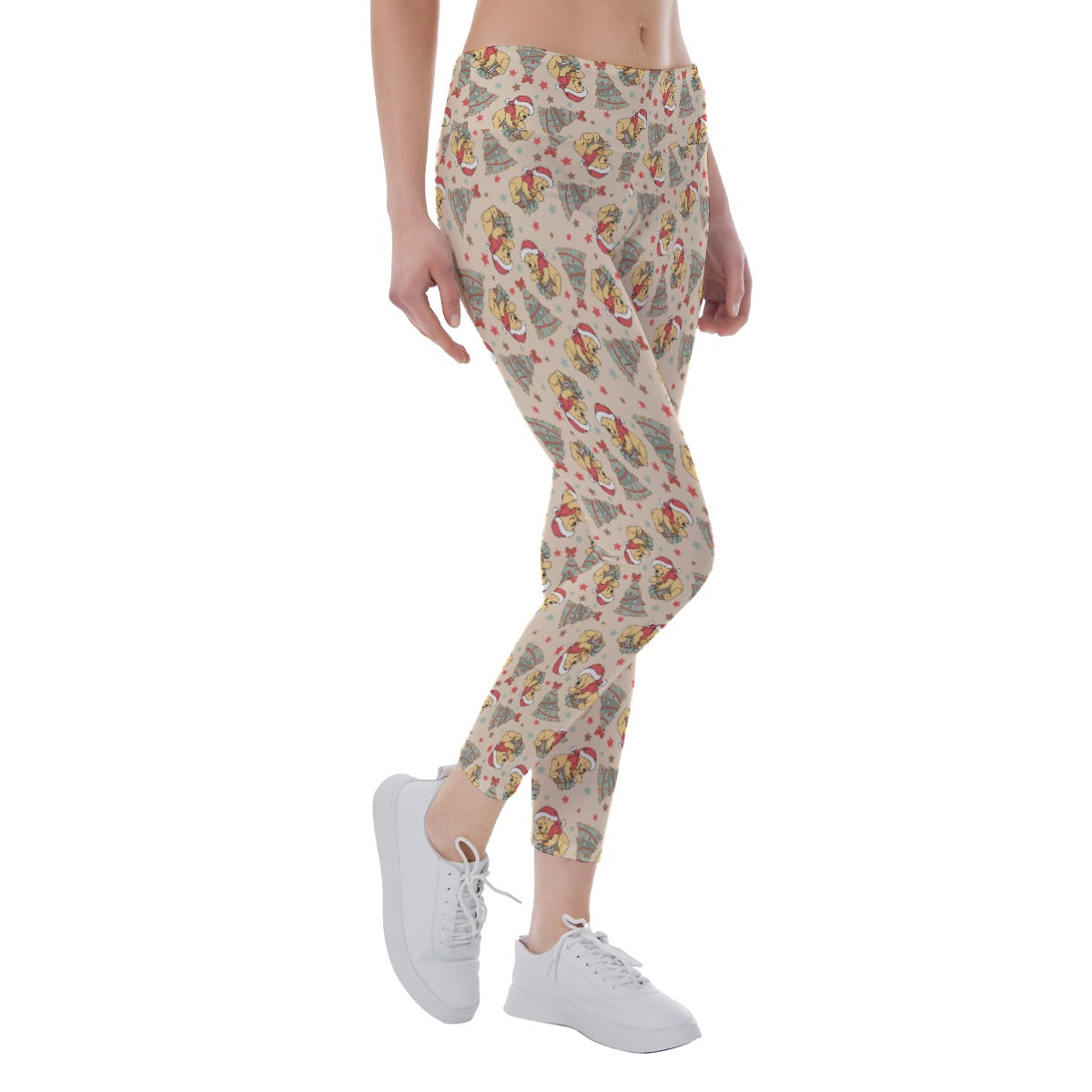 Cozy Bear Holiday Cheer - Women's Yoga Leggings