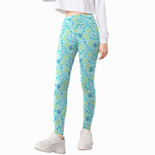 Fruitimals - Blueberry Dinosaurs - Kid's Leggings