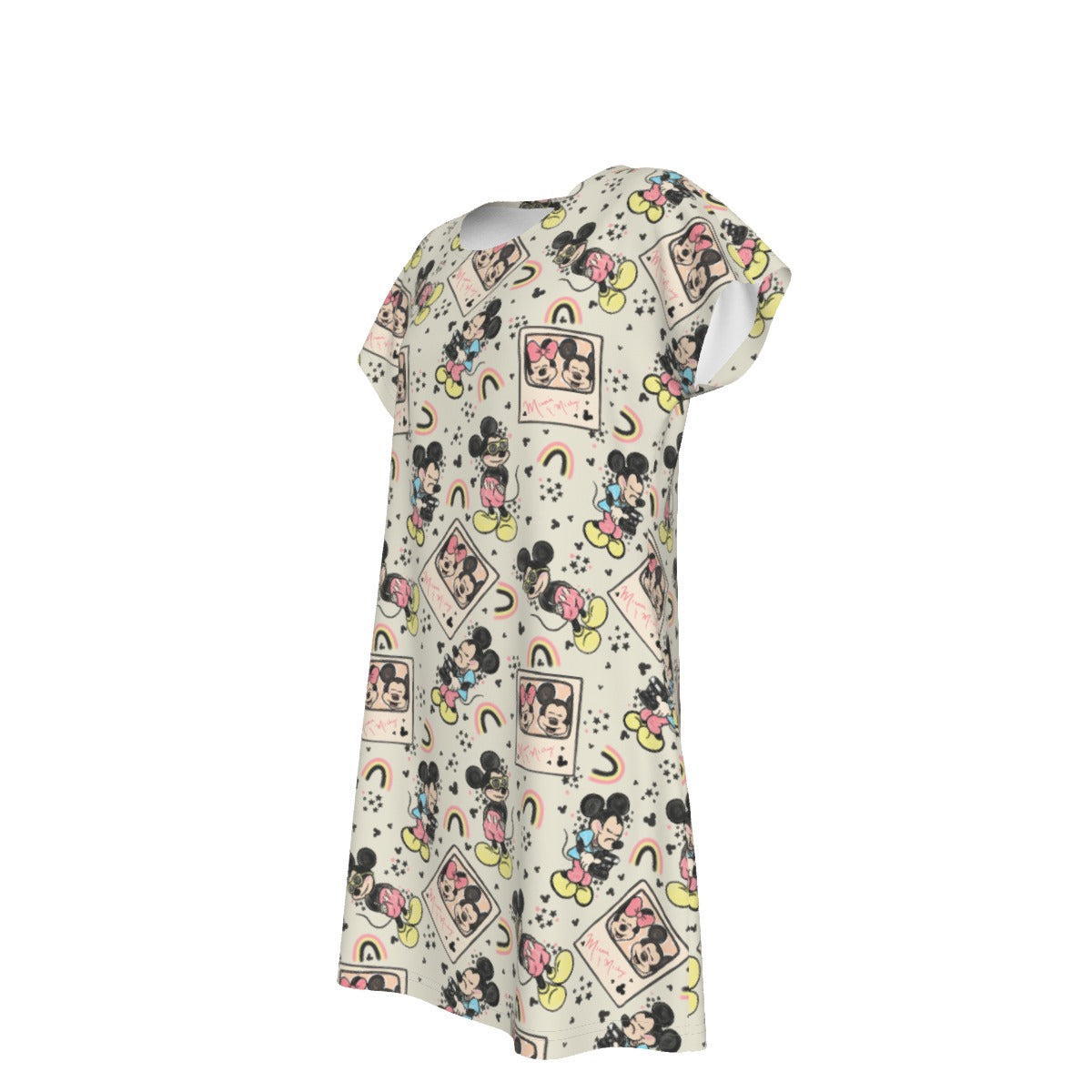 Retro Camera Mouse - Women's T-Shirt Dress