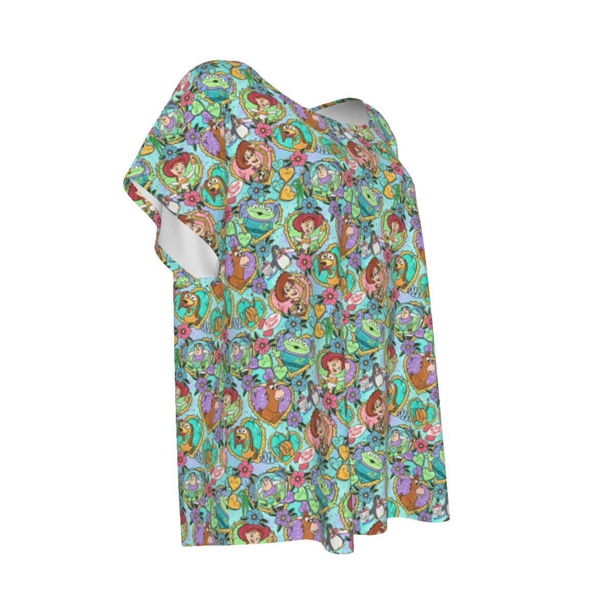 Tattoo Hearts Space Cowboys & Friends - Women’s Relaxed Fit Scoop Tee