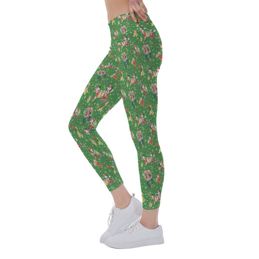 Mouse & Friends Christmas Cheertmas - Women's Yoga Leggings