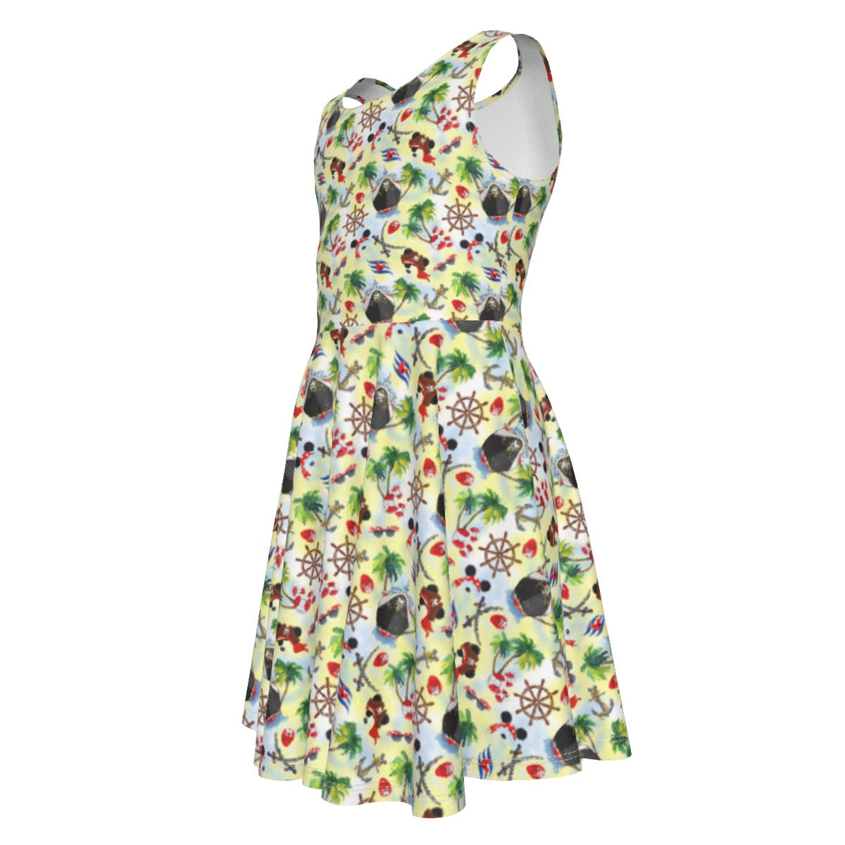 Pirate Night Cruise - Kid's Sleeveless Skater Dress