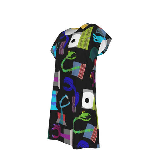 Monsters in Closets - Women's T-Shirt Dress