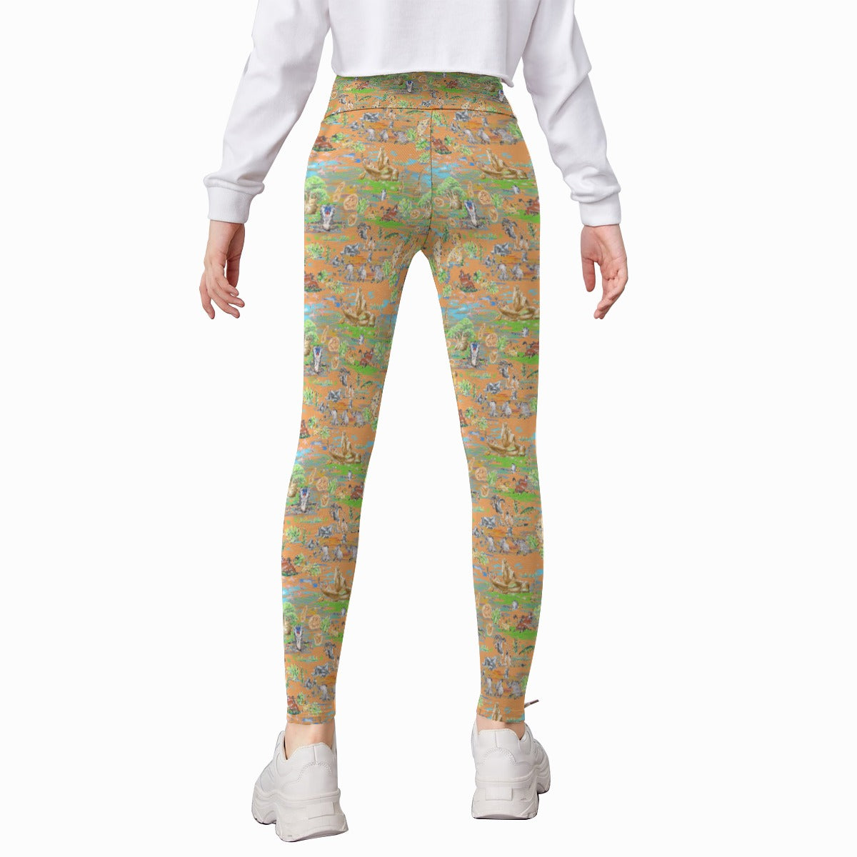 Savanna Sunset Stories - Kid's Leggings