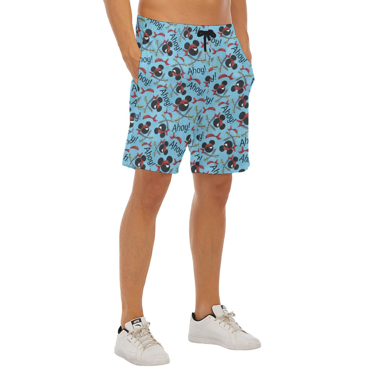Pirate Mouse Ahoy! - Men’s Pocket Beach Shorts