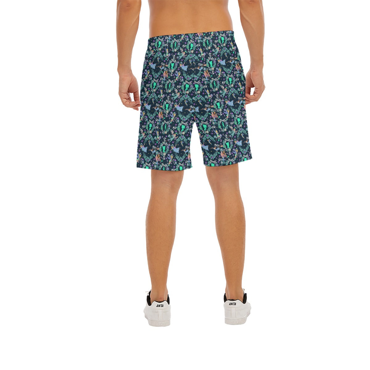 Garden Whimsy - Neverland Flight - Men’s Pocket Beach Shorts