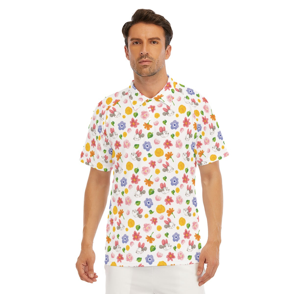 Floral Friends Springtime - Men's Polo Shirt