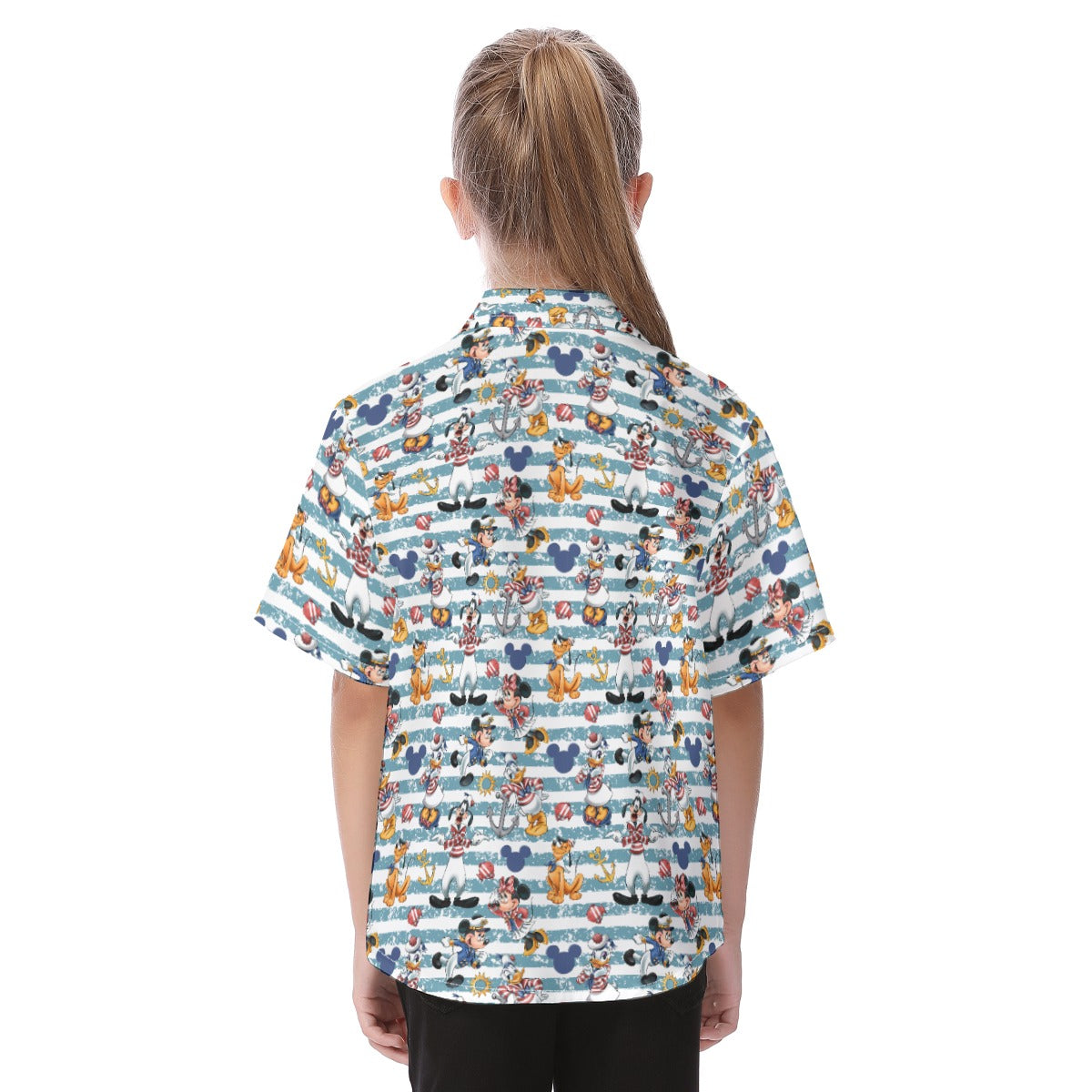 Cruise Crew on Deckends - Kid's Hawaiian Button Up Shirt