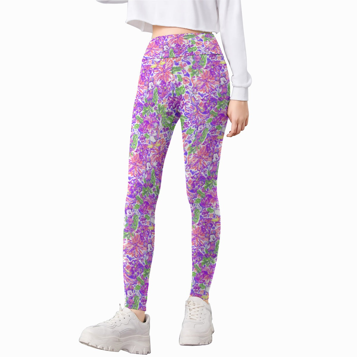 Tropical Splash Vibes - Iconic Crew - Kid's Leggings