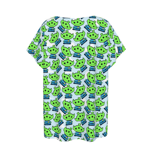 Little Green Space Aliens - Women’s Relaxed Fit Scoop Tee