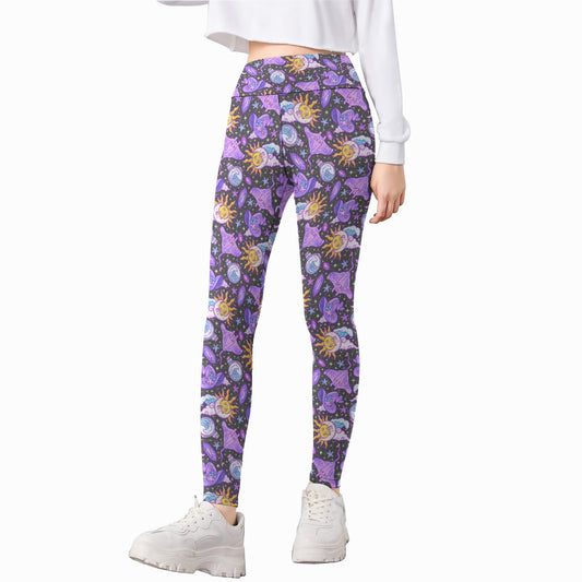 Mystical Manta Rays - Kid's Leggings
