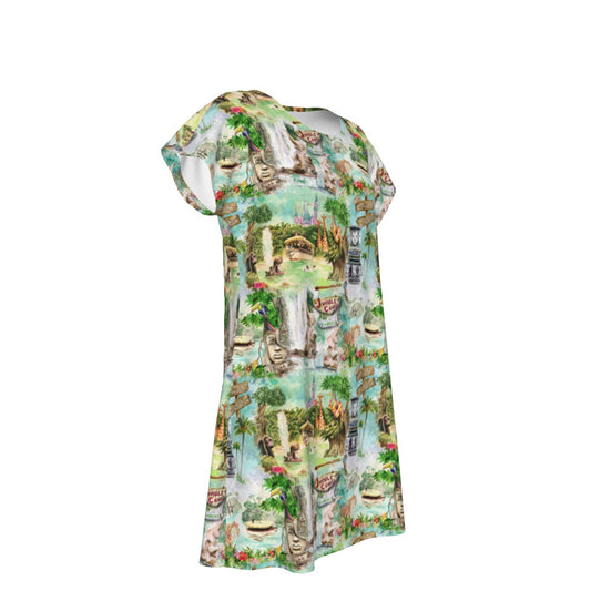 Jungle River Cruise - Women's T-Shirt Dress