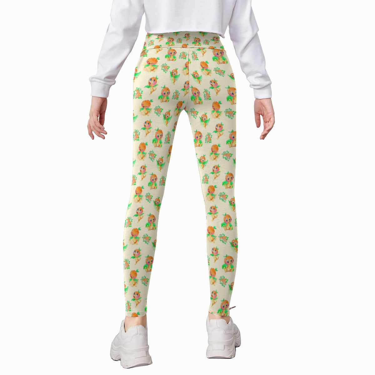 Citrus Charm Bird - Kid's Leggings