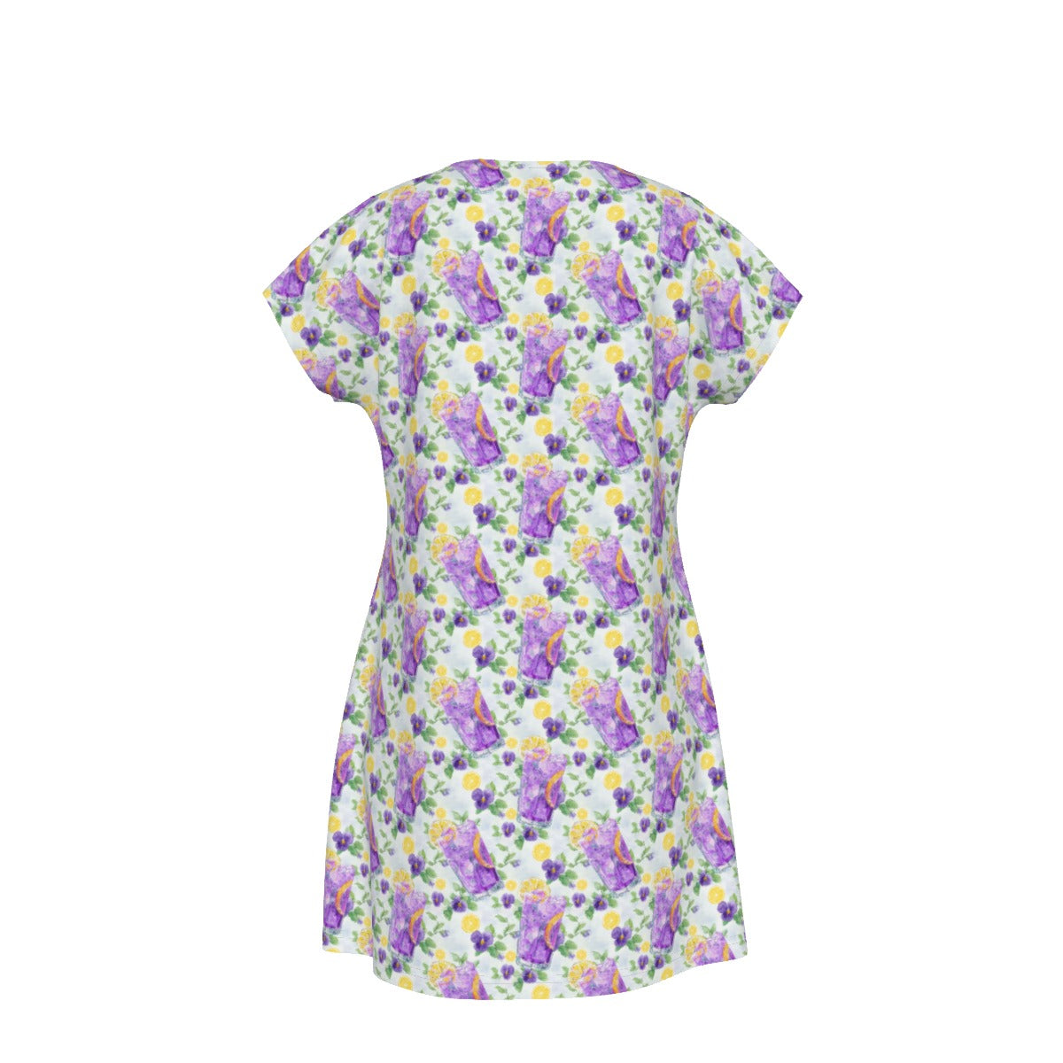 Zest Of The Fest Violet Lemonade - Women's T-Shirt Dress