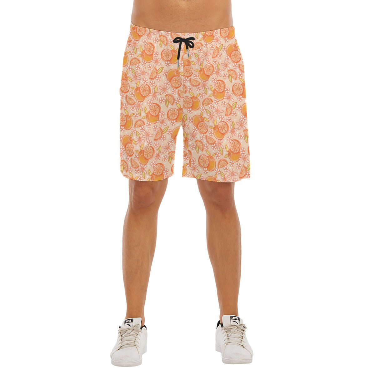 Summer Fruits - Oranges - Men’s Pocket Beach Shorts