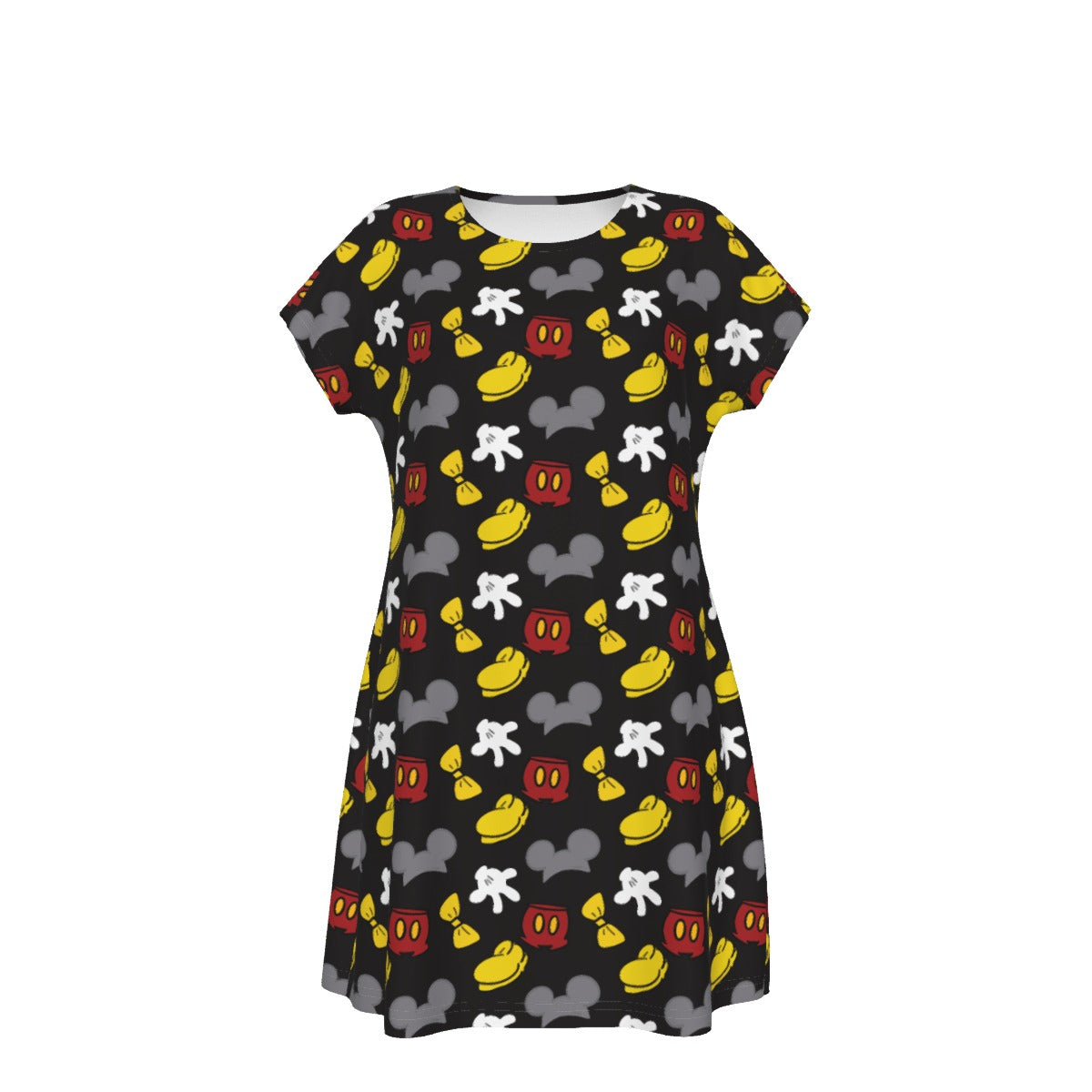 Classic Mouse Style - Women's T-Shirt Dress