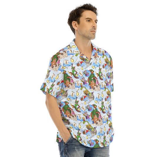 Robin Hood Adventure - Men's Hawaiian Button Up Shirt