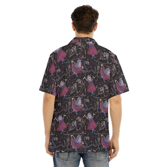 Marvelous Magical Mim - Men's Hawaiian Button Up Shirt