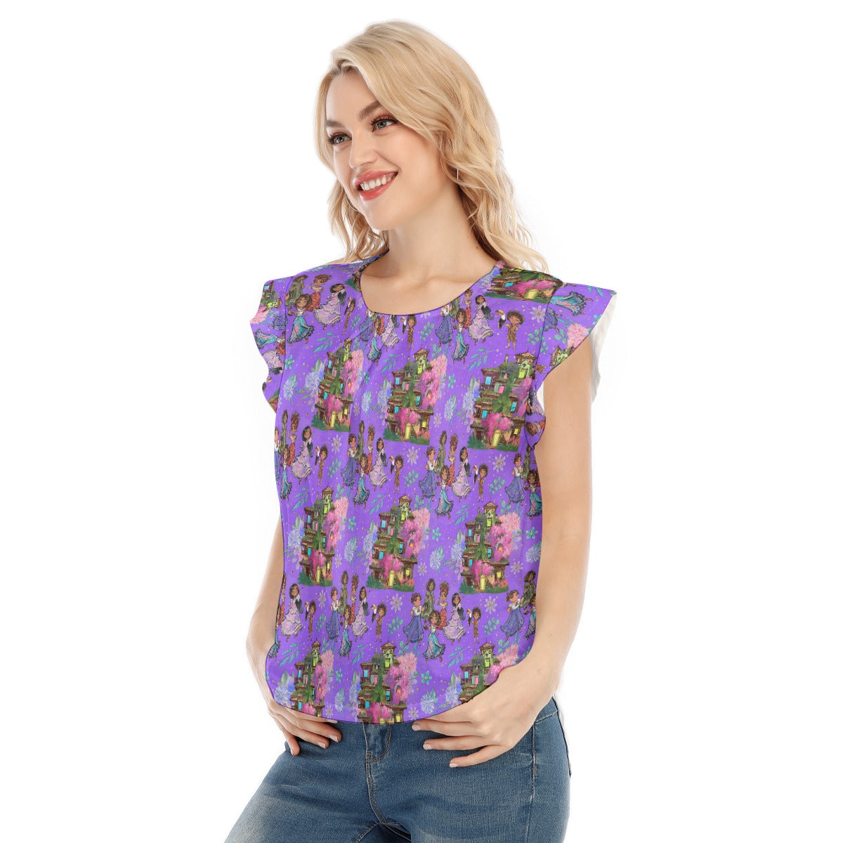 Whimsical Family Magic - Women’s Flutter Sleeve Top