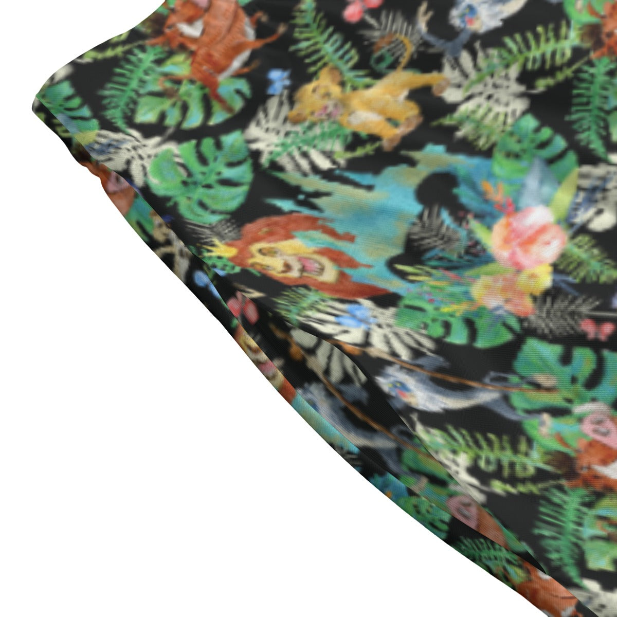 Watercolor Jungle Pride - Women’s Pocket Midi Skirt