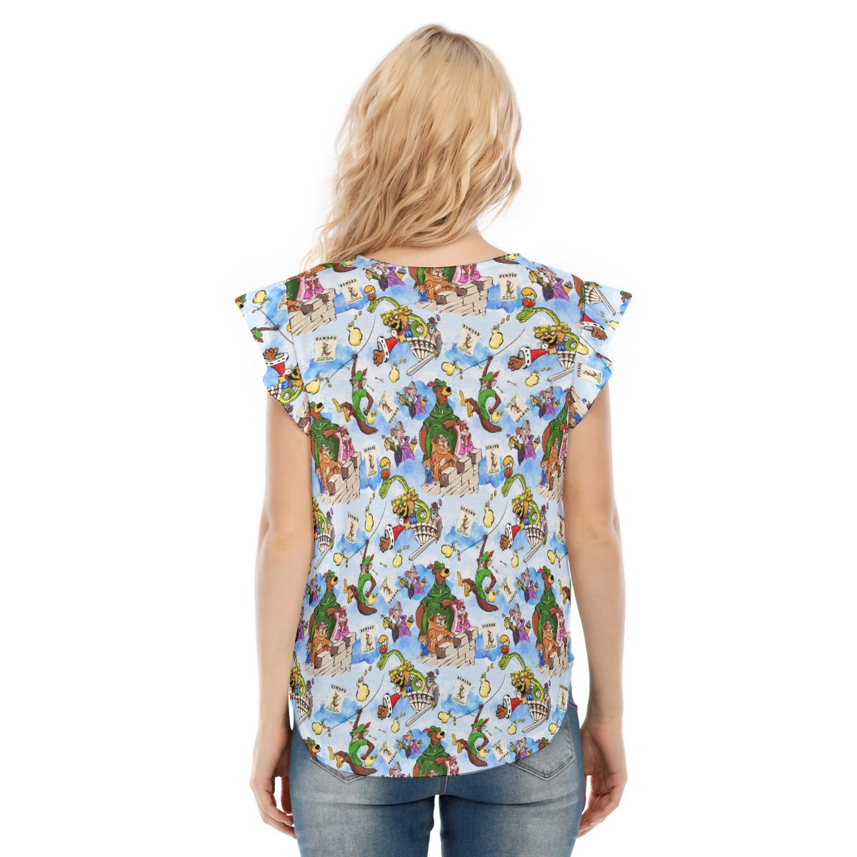 Robin Hood Adventure - Women’s Flutter Sleeve Top