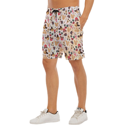 Mouse Snack Treats - Men’s Pocket Beach Shorts