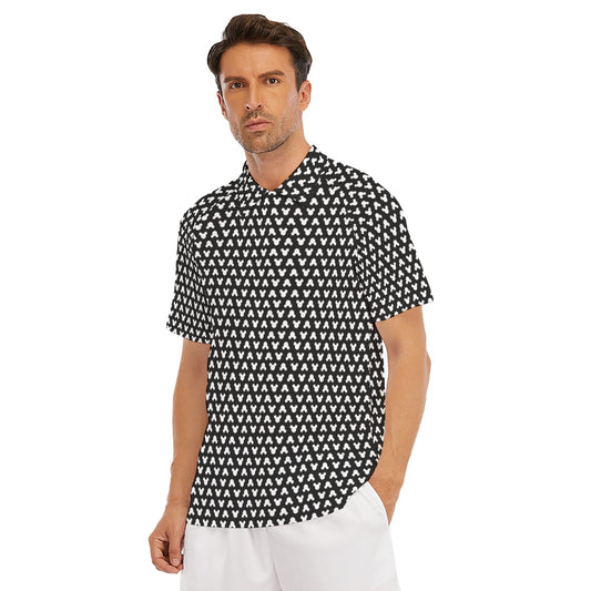 Playful Polka Dot Ears - Men's Polo Shirt