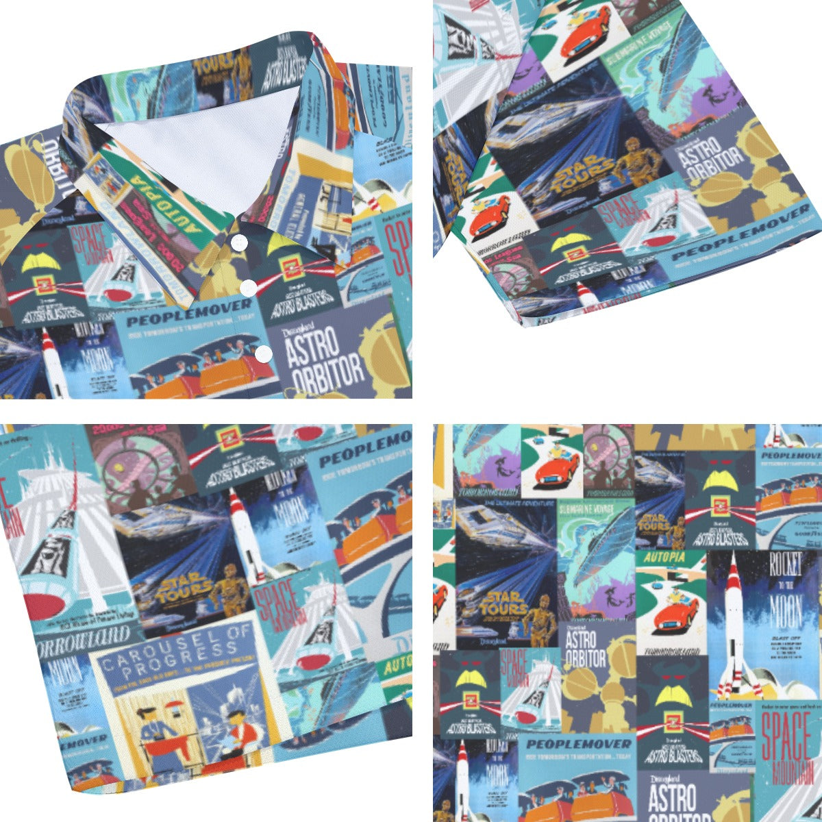 Vintage Tomorrow Ride Posters - Men's Polo Shirt