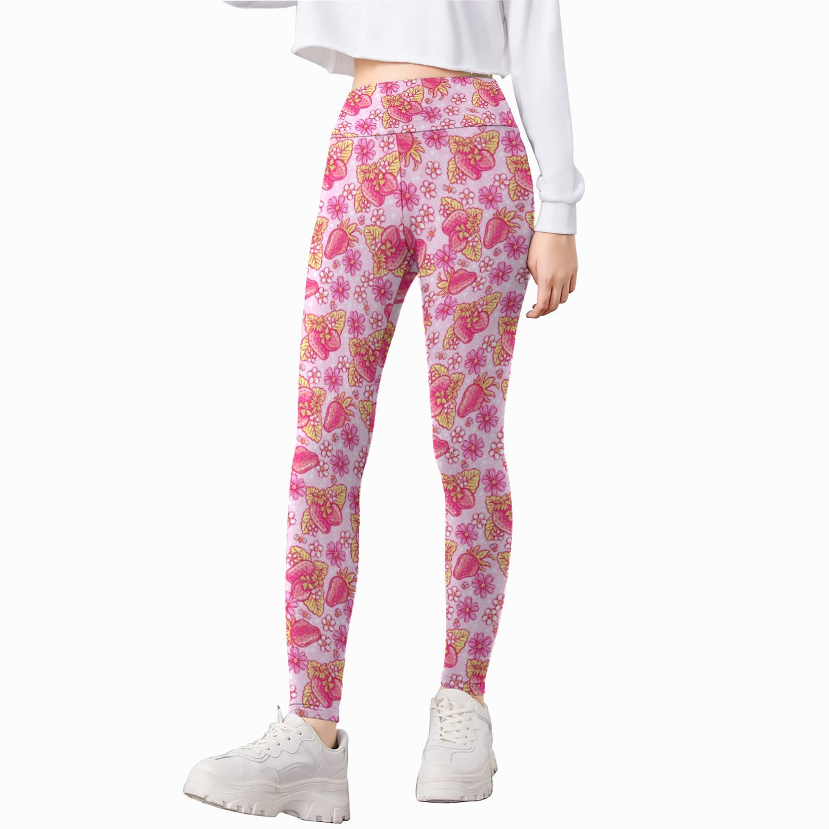 Summer Fruits - Strawberry - Kid's Leggings