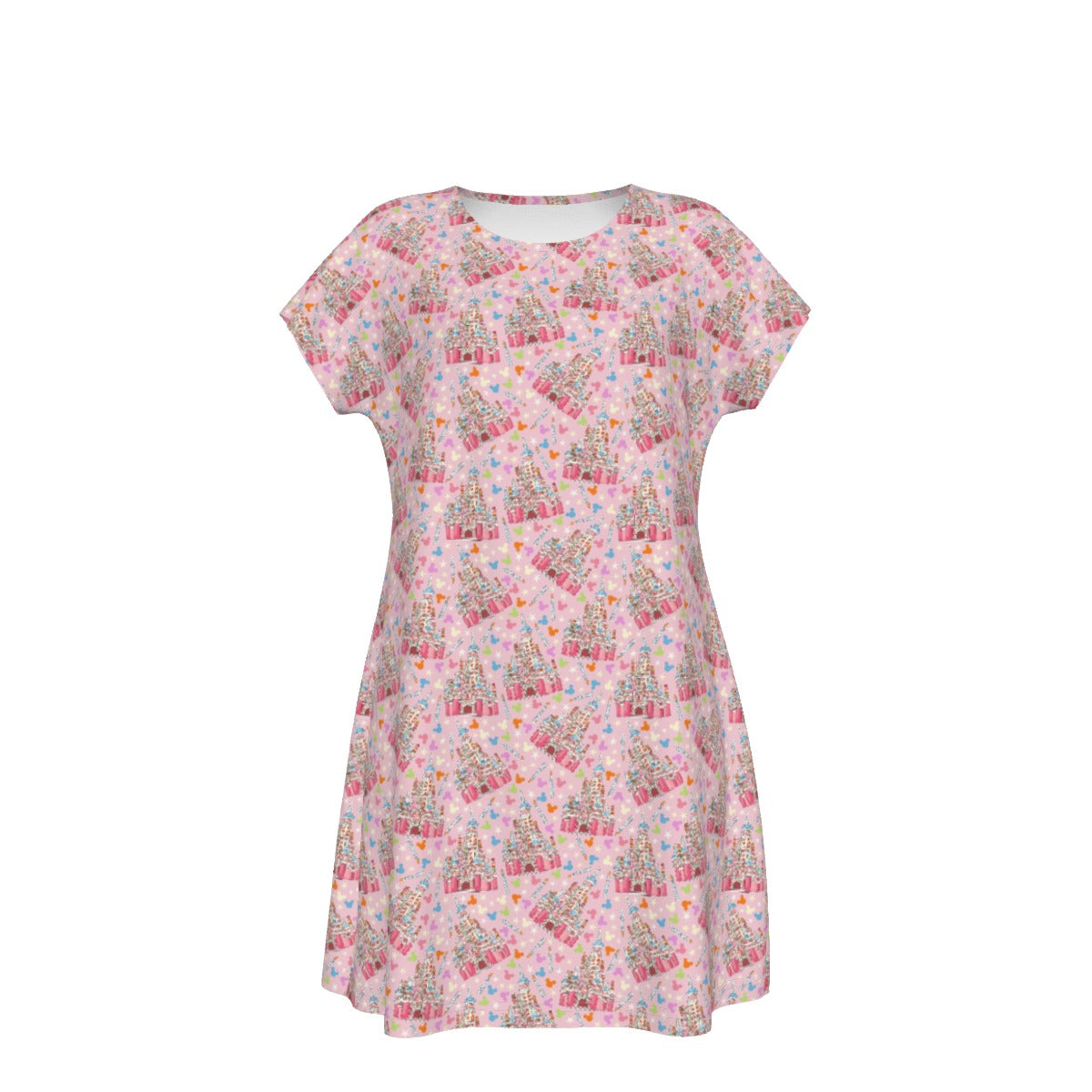 25th Birthday Cake Castle - Women's T-Shirt Dress